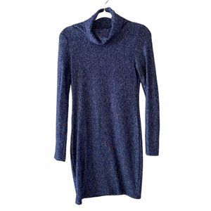THE IMPECCABLE PIG Navy Fleece Sweater Dress